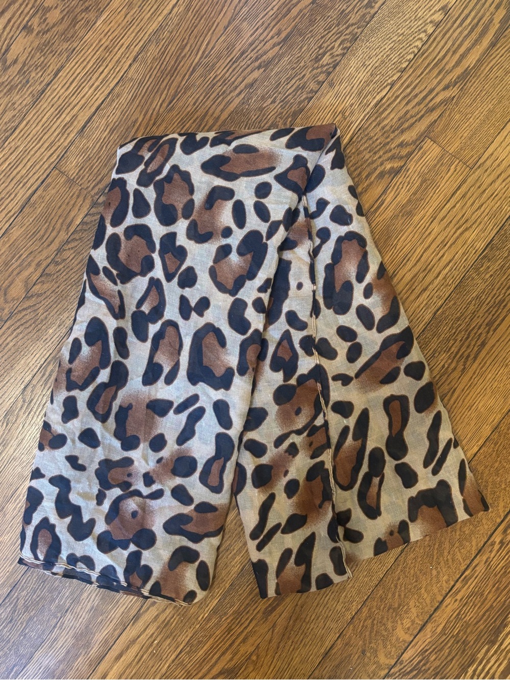 Zara Leopard Print Scarf